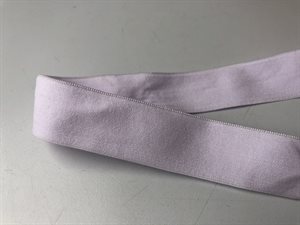 Blød elastik - pastel lilla, 22 mm